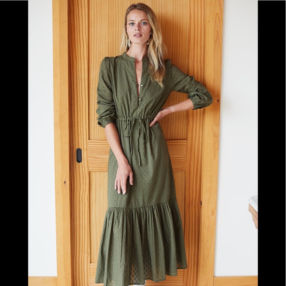 Emerson Fry Frances 2 dress in moss sz S NWT